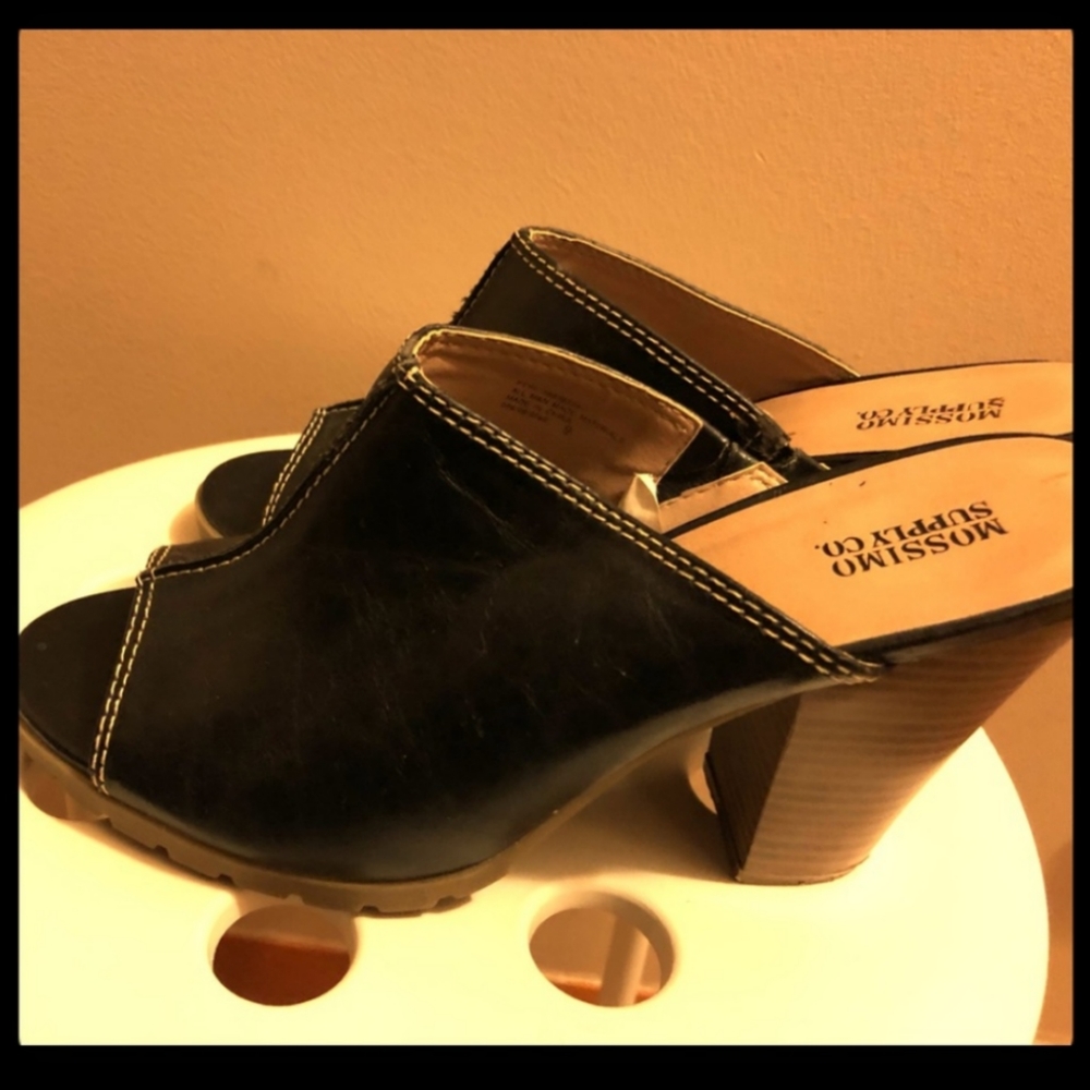 Massimo black slides 9